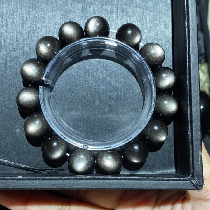 黑曜岩手链未镶嵌D***m