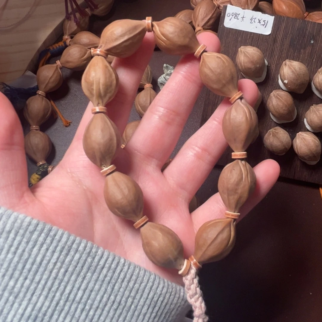 于***玩手串/手链橄榄核1422梅林铁三面佛