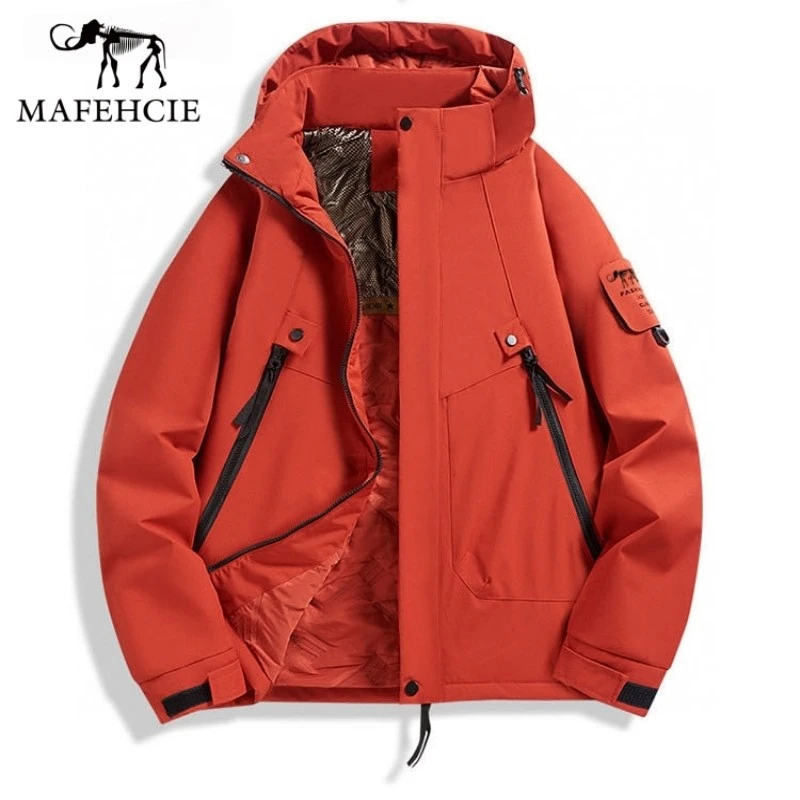【MAFEHCIE意大利 猛犸象】男女同款高奢户外冲锋衣保暖棉服 M6219