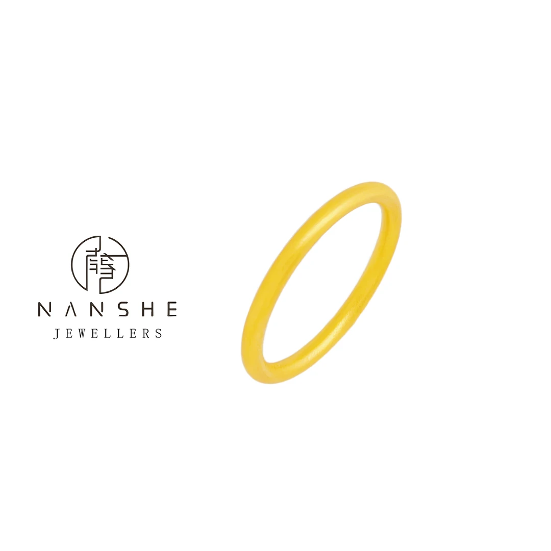 NANSHE/南奢 新中式古法素圈经典戒指百搭L965