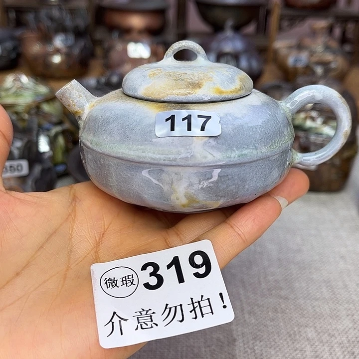 裸柴烧陶瓷手工茶器