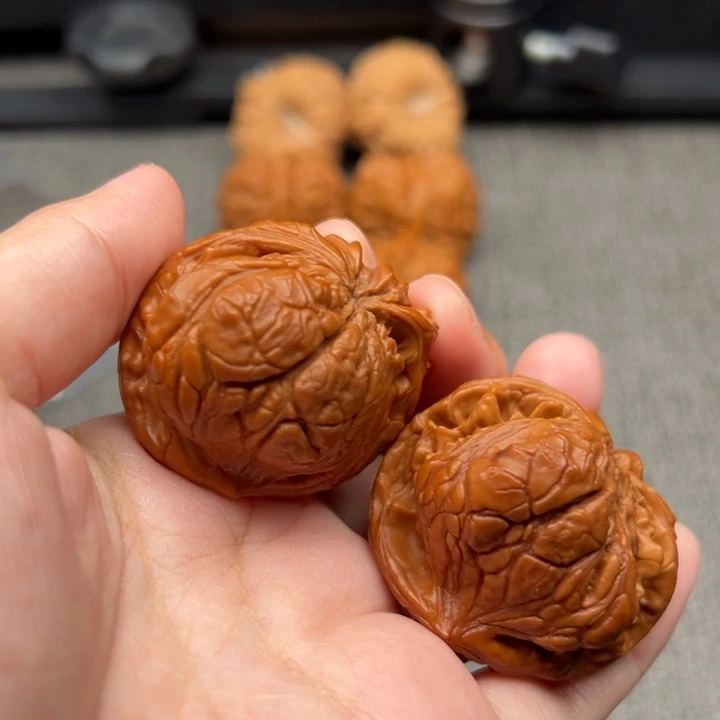 文玩核桃官帽蛇异型全品