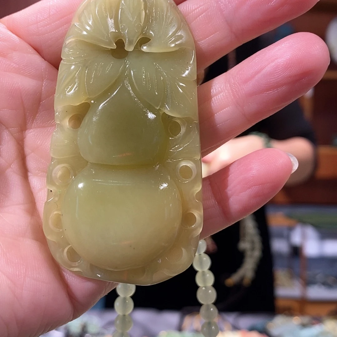 未镶嵌岫玉毛衣链
