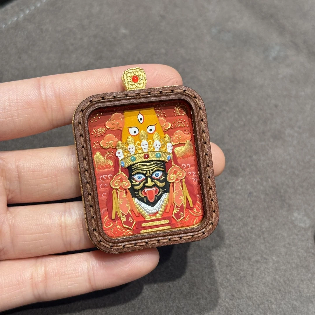 【佳哥严选】 J67107-唐卡吊坠（扎基拉姆）-48*41mm