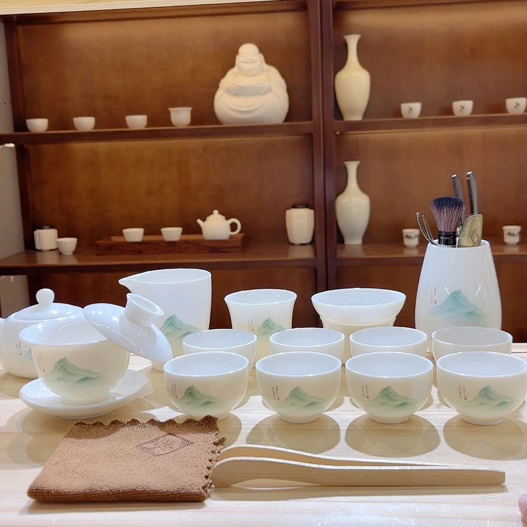 瓷片羊脂玉瓷羊脂玉瓷