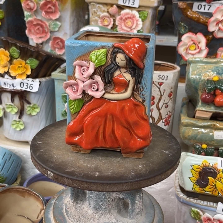 紫砂花盆粗陶材质多肉花盆