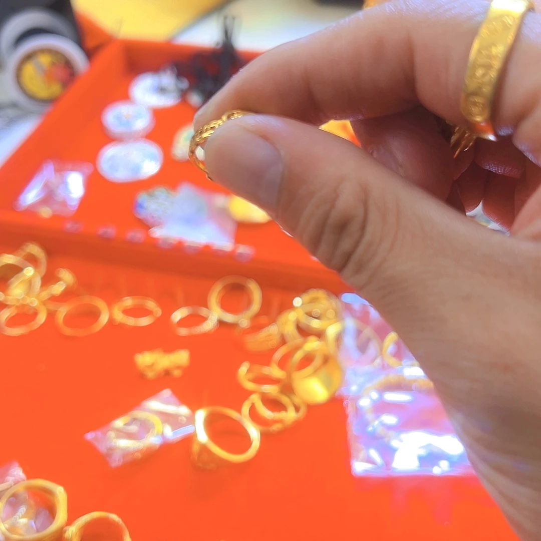 铜合金元宝戒指女款