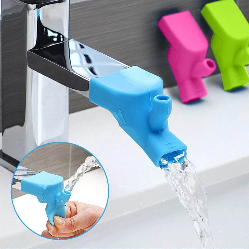 硅胶水龙头延长器接头导水槽防溅神器引水器加长延伸器洗手器净水