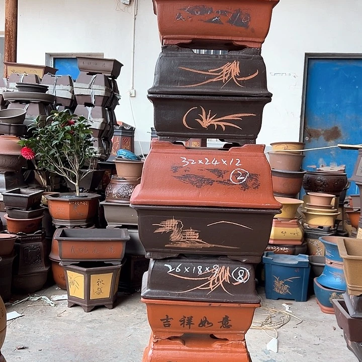 紫砂花盆不好意思哈我的手机快欠