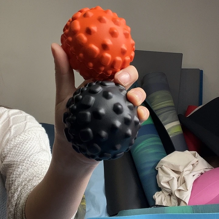 亚麻橡胶筋膜球一个下单，备注颜色两色