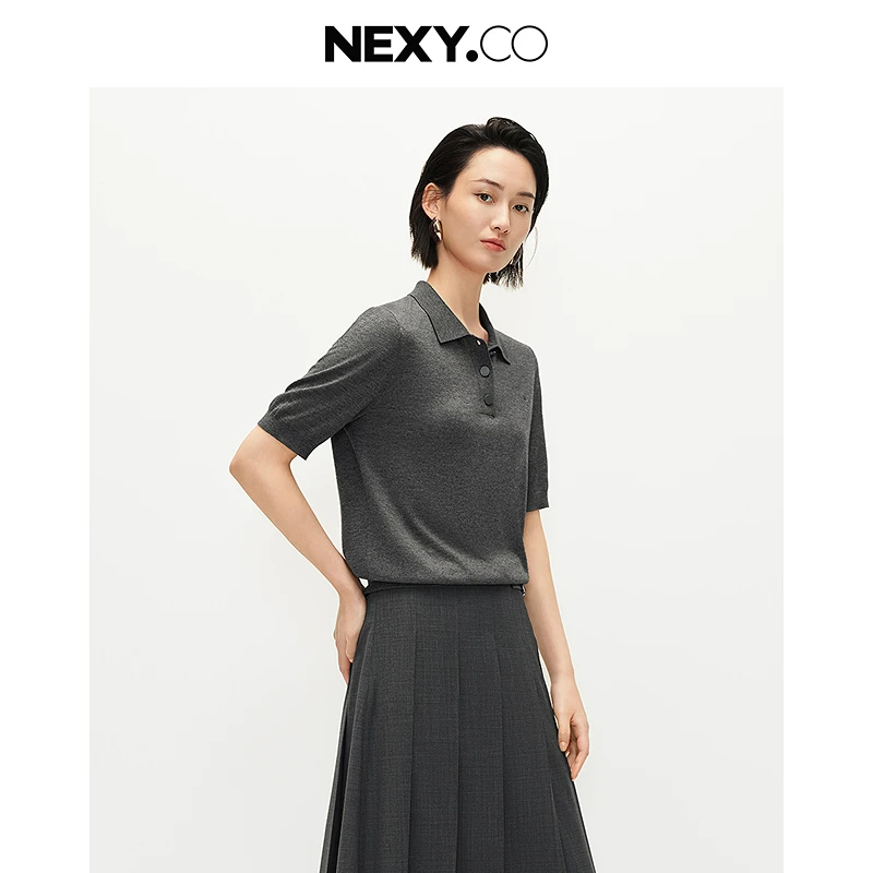 NEXY.CO/奈蔻时尚休闲复古气质上衣XZ03015T4/XZ03086A8