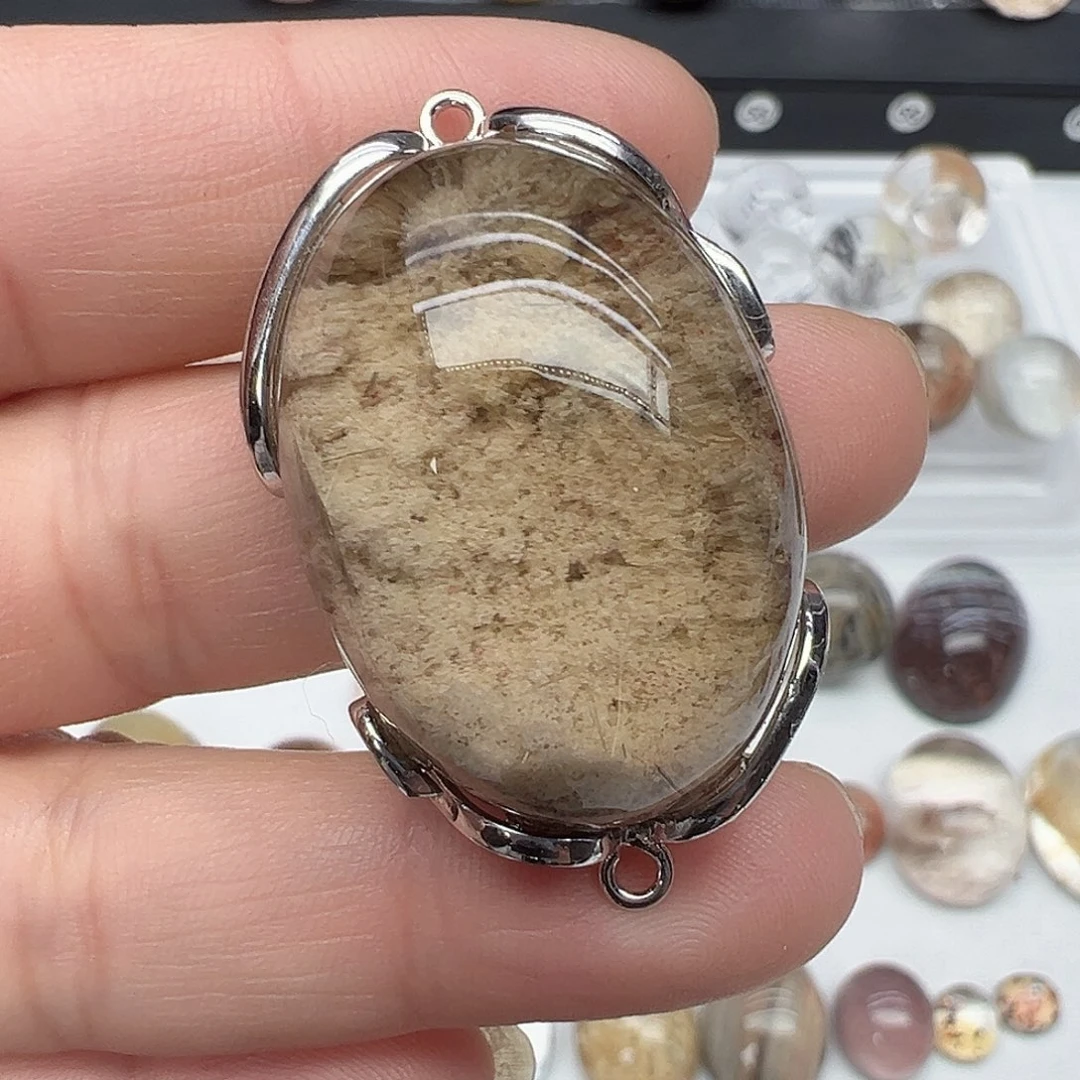 水晶未镶嵌珠宝半成品