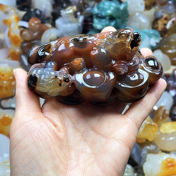 玛瑙/玉髓饰品未镶嵌@****后