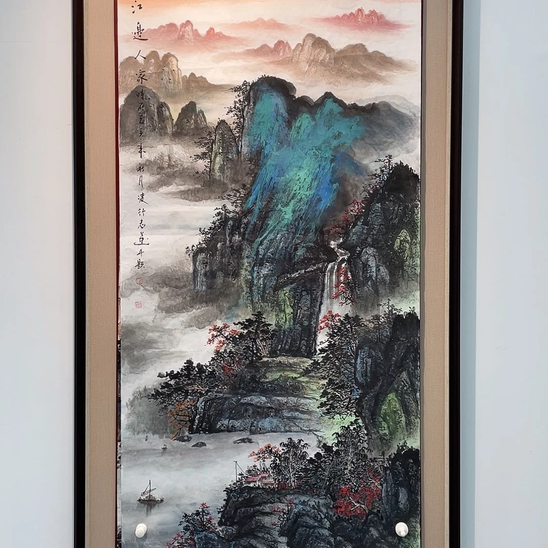 国画凌行志老师手绘国画作品