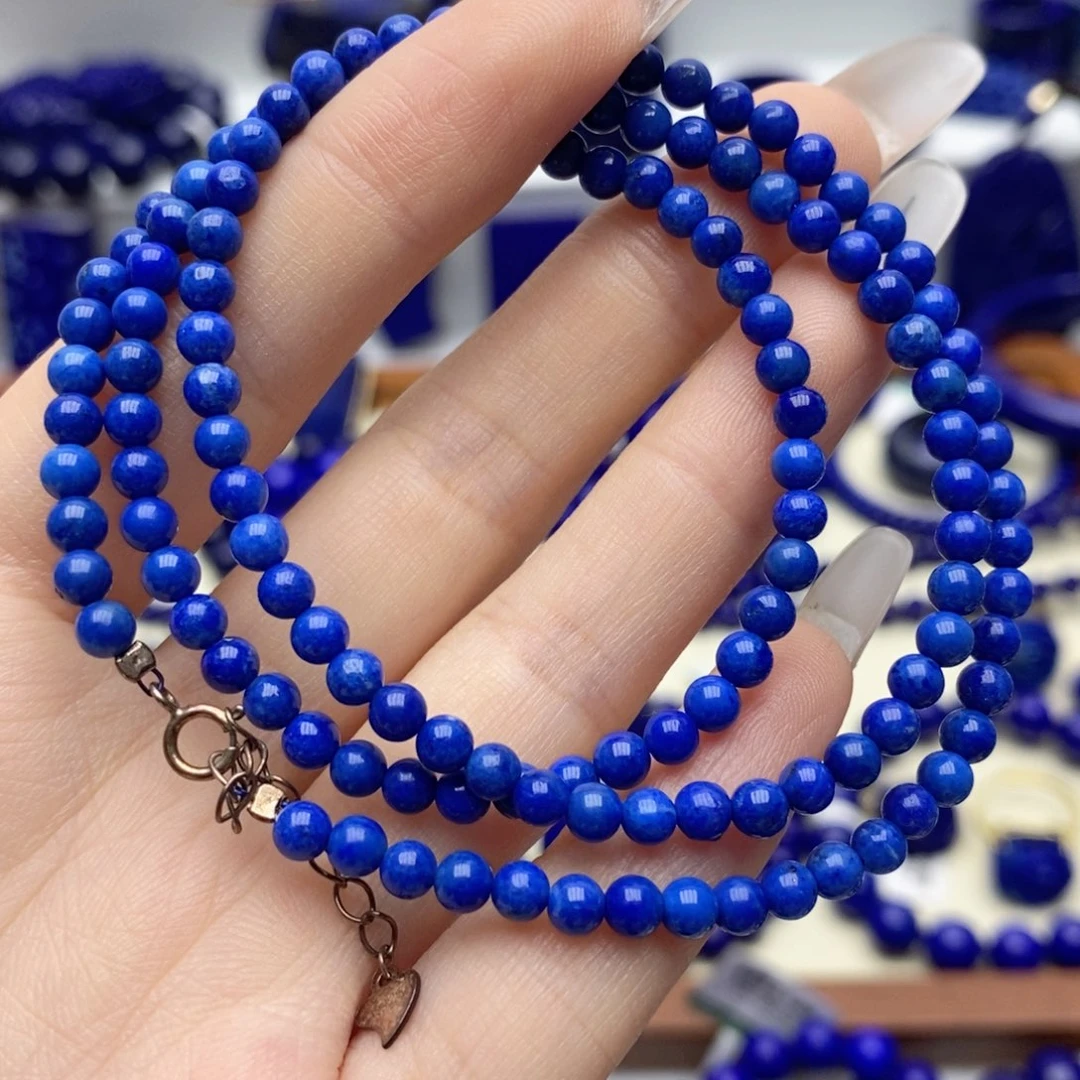 青金石未镶嵌手链3➕