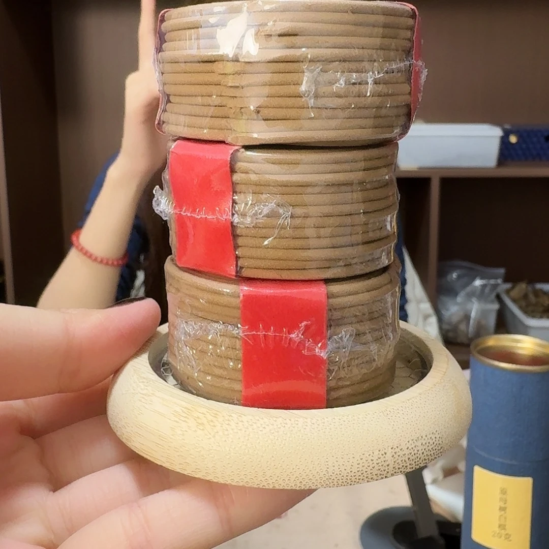 富森虎斑棋壳子盘香3盒