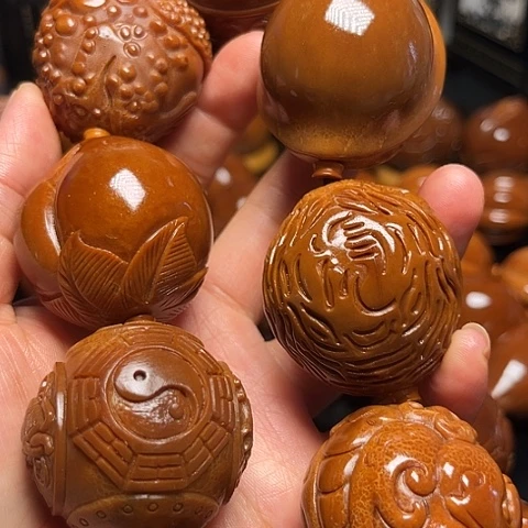 白***大手串/手链橄榄核直播580