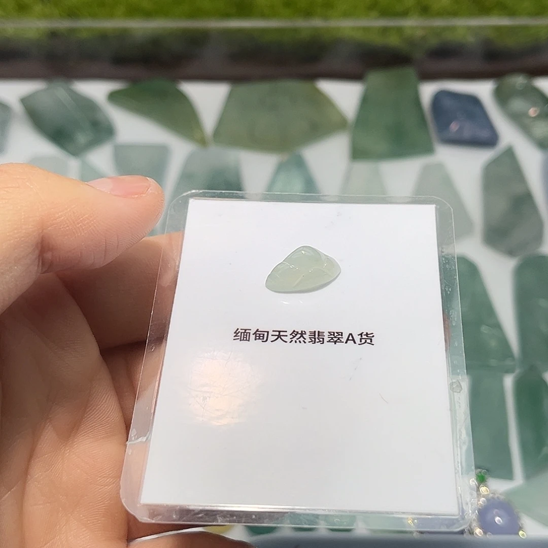 翡翠未镶嵌颈饰4578