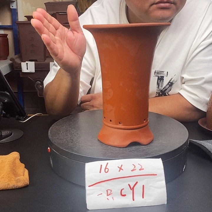 紫砂花盆货号一只CY1