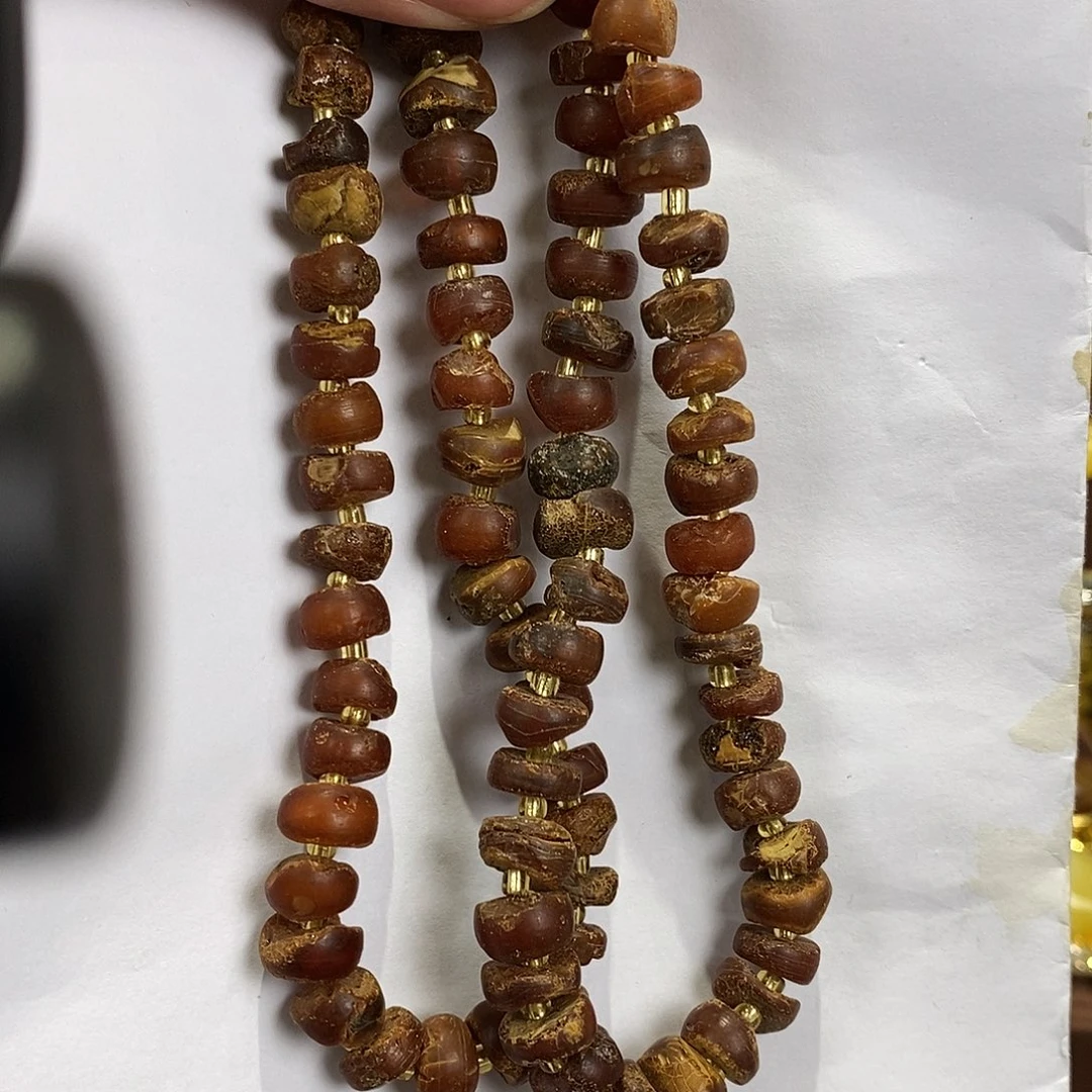 琥珀未镶嵌戒指多样性发一