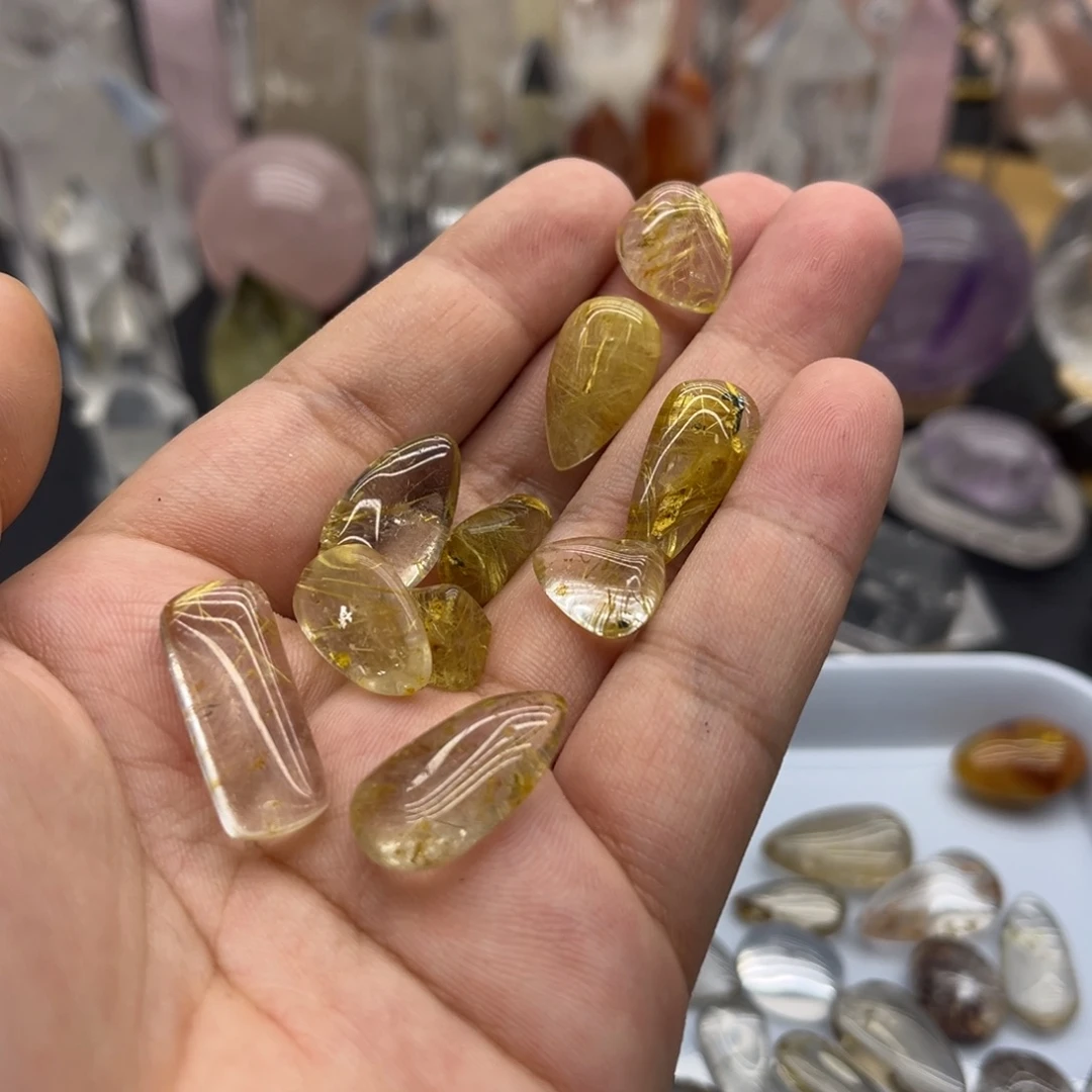 ****乐未镶嵌珠宝半成品水晶90
