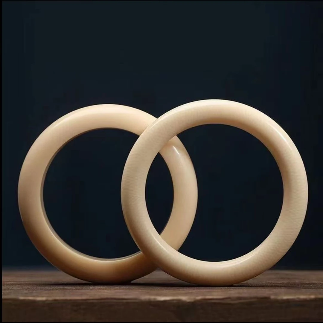 猛犸牙5A冰料圆条贵妃手镯全品满纹无暇毕业款直播间专拍改价链接