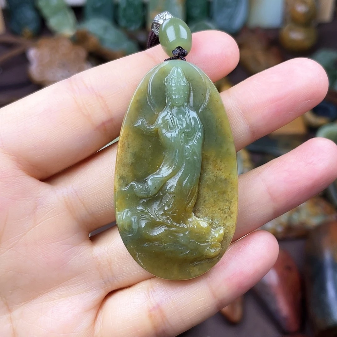 岫岩河磨玉（透闪石质玉）未镶嵌挂件