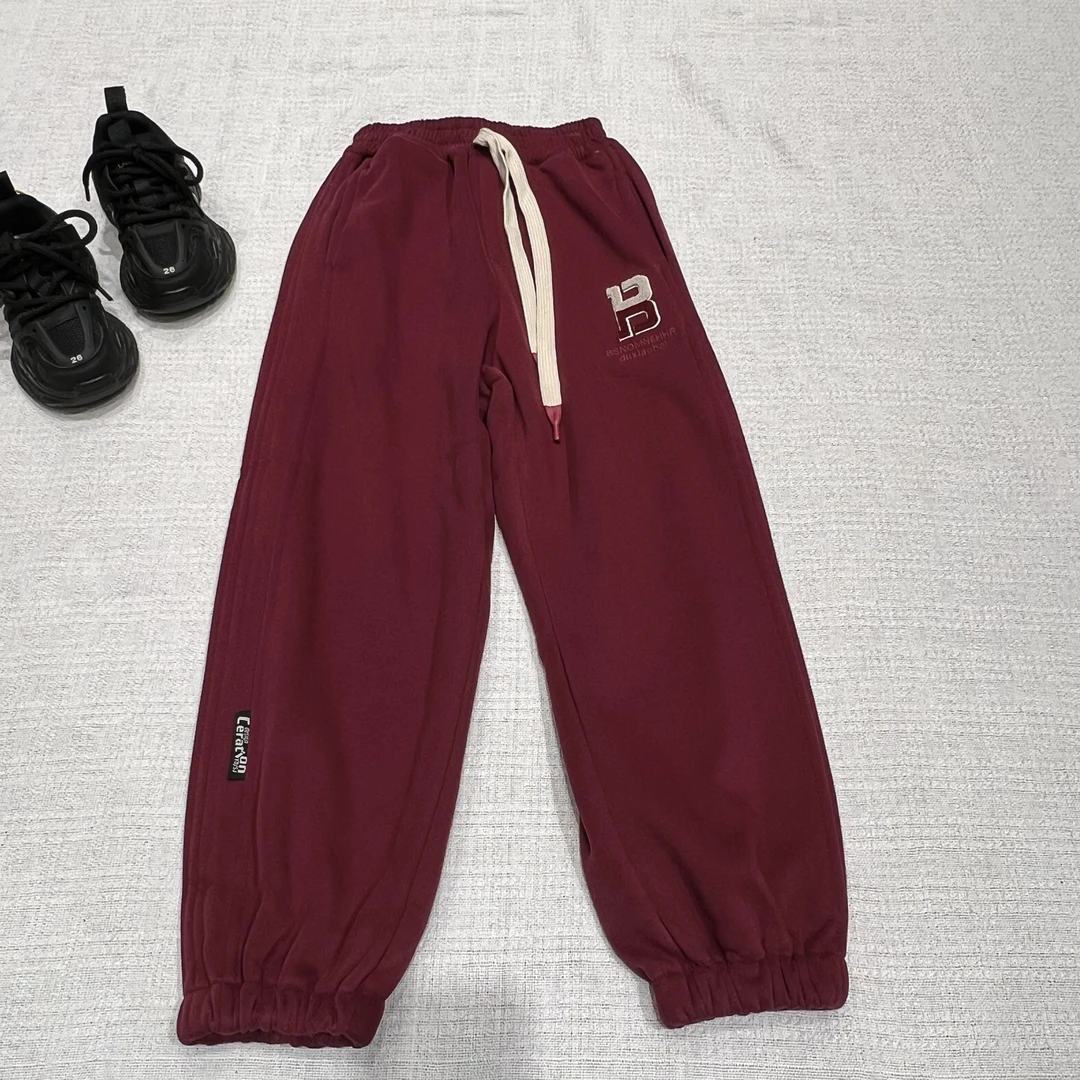 16135高端童装时尚百搭休闲加绒休闲裤B11-4-1