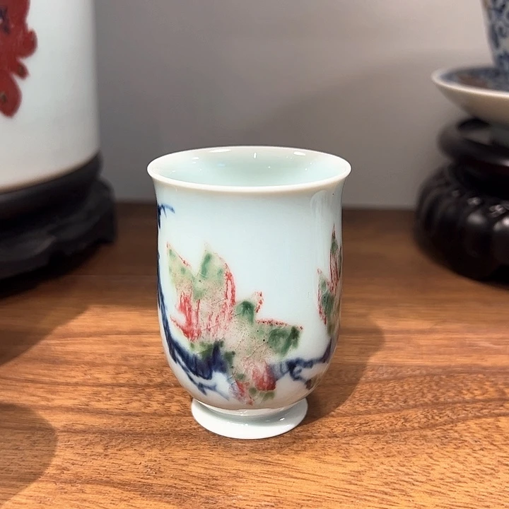 青花釉里红色差放漏50c c