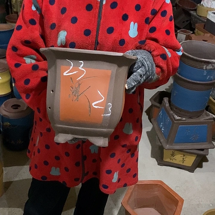 紫砂花盆紫砂花盆