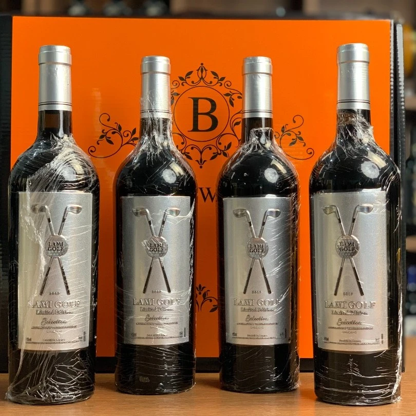 高尔夫干红葡萄酒 14度 送好礼750ml*4 手提礼箱
