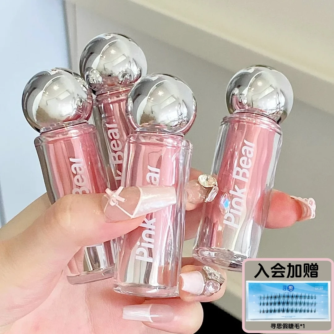 pinkbear皮可熊有色唇蜜唇部精华蜜口红小灯泡唇蜜唇釉滋润正品