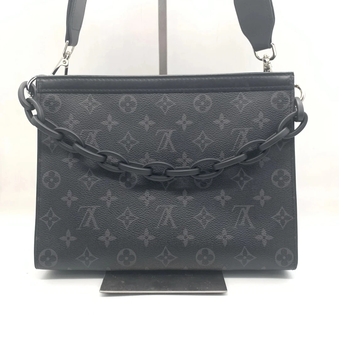 99新 LouisVuitton/路易威登 LV黑武士黑老花洗漱包手拿包26