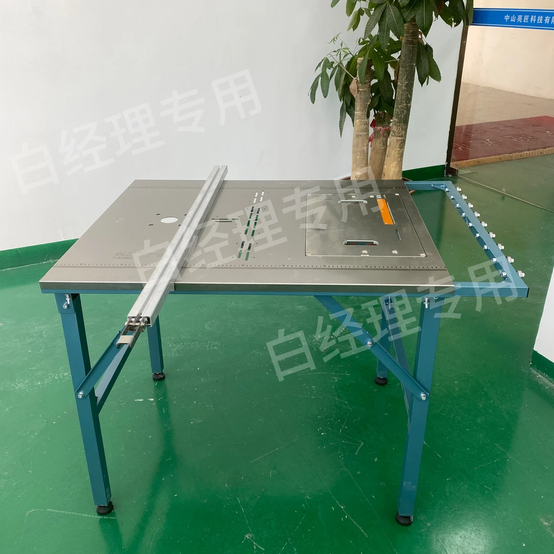 多功能可折叠无尘子母锯木工工作台锯一体机