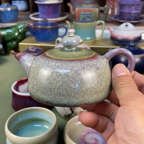 陶瓷半月壶11111