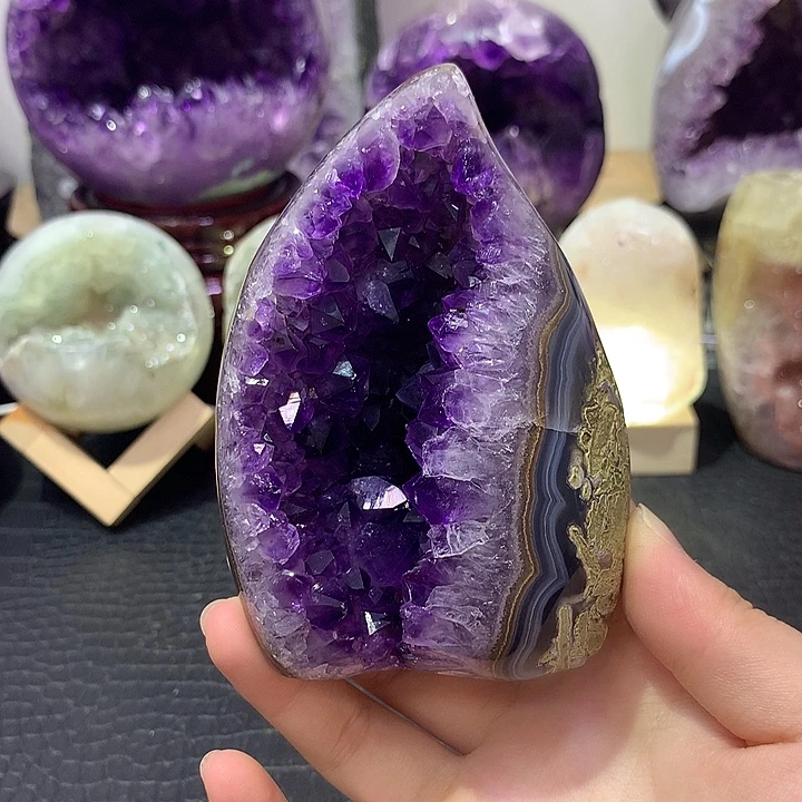 未镶嵌珠宝半成品紫晶