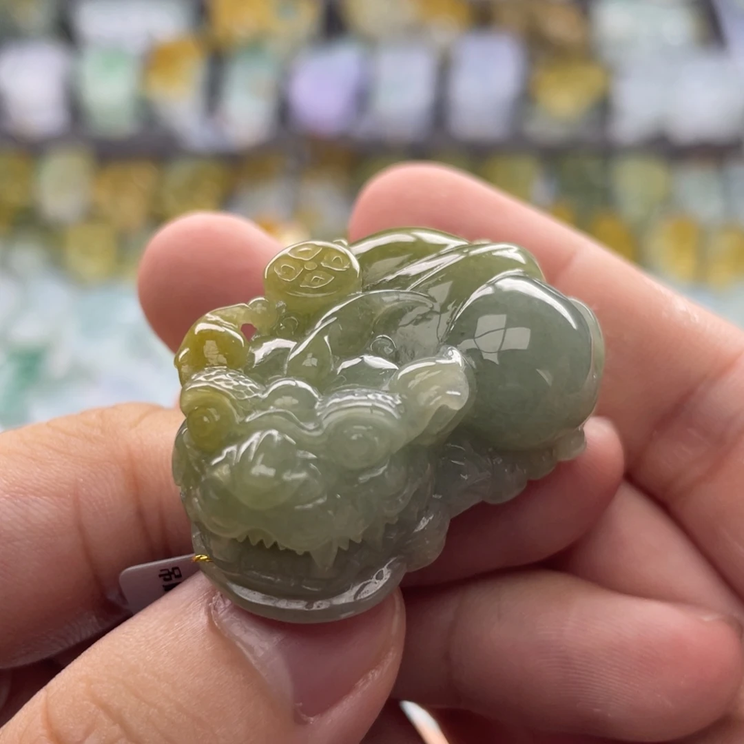 颈饰未镶嵌翡翠貔貅15