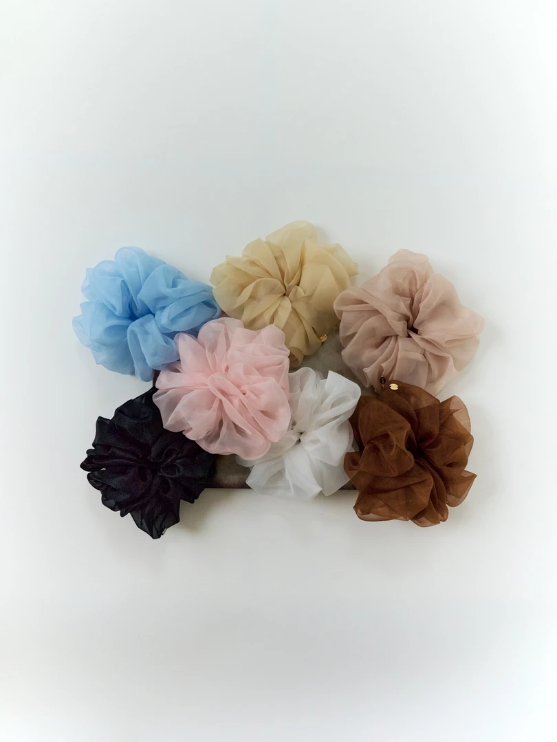 SOUL HUG25新品浪漫夏日真丝纱发圈 050