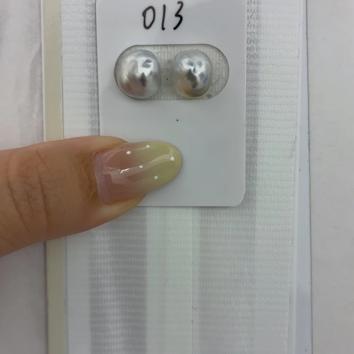 海水珍珠裸珠海水珍珠大溪地铂金灰keshi裸珠