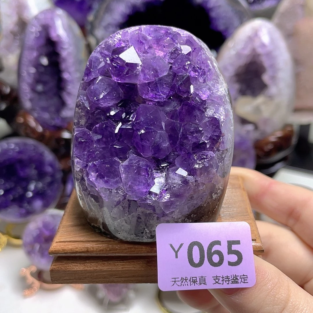 珠宝半成品紫晶未镶嵌