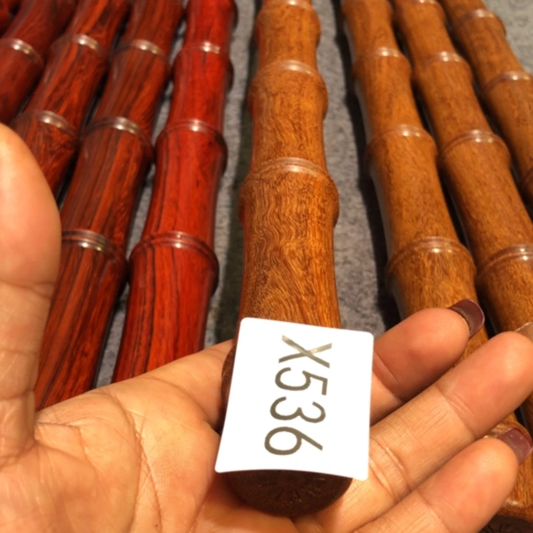 【闪购商品】木杨***士金星紫檀竹节棍一根536
