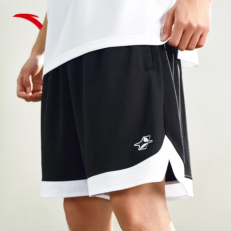 【达人专属】安踏运动针织短裤吸湿速干短裤2025夏季新款休闲男裤