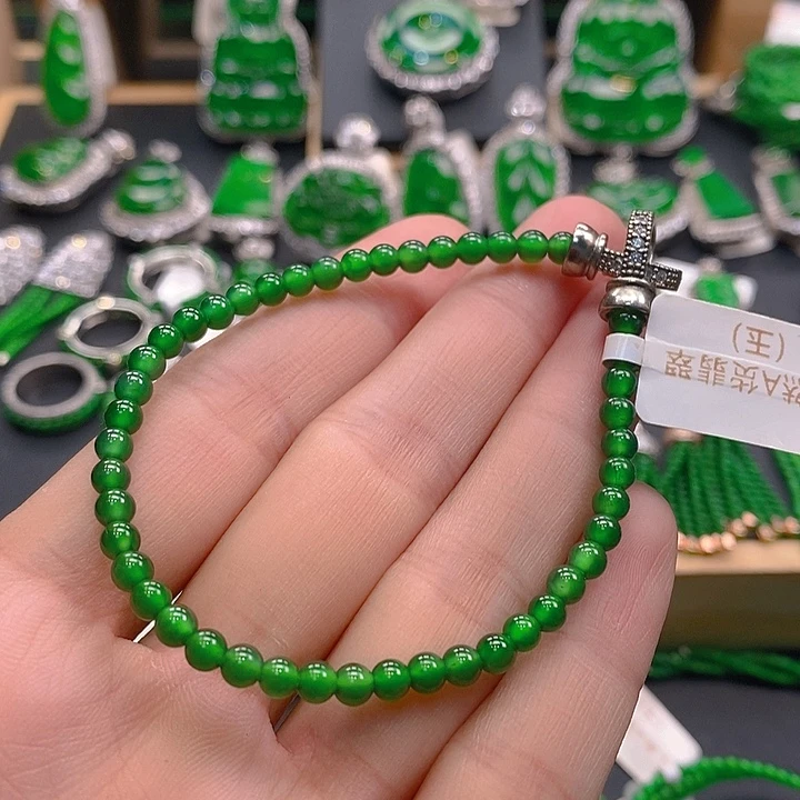 颈饰未镶嵌翡翠翡翠手链