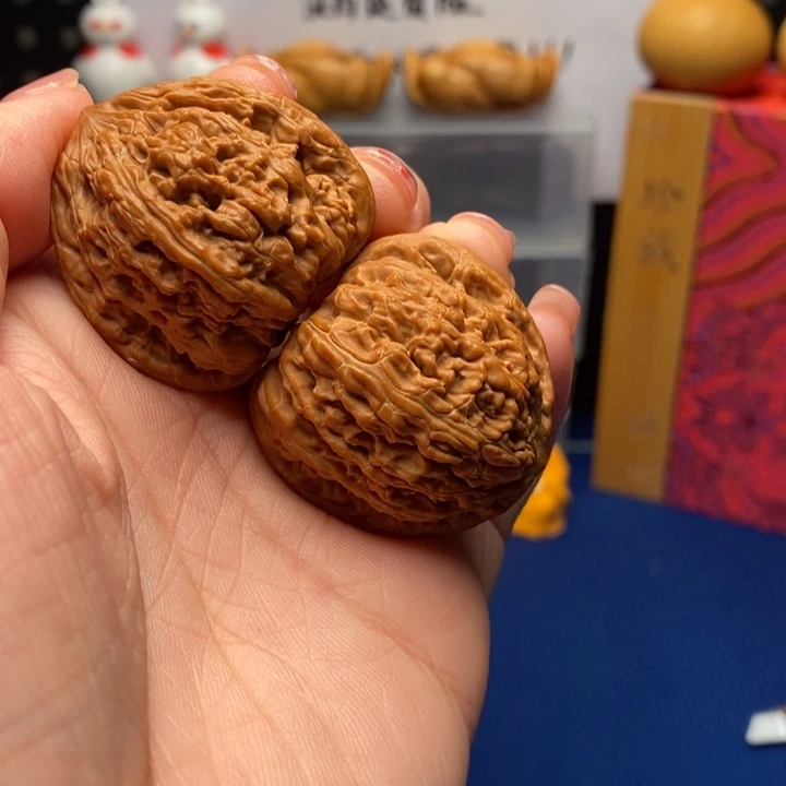 把件文玩核桃36尺老款密纹