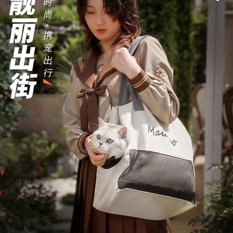 新疆西藏包邮猫包外出便携单肩包斜挎手提猫包猫咪袋子小型犬宠物