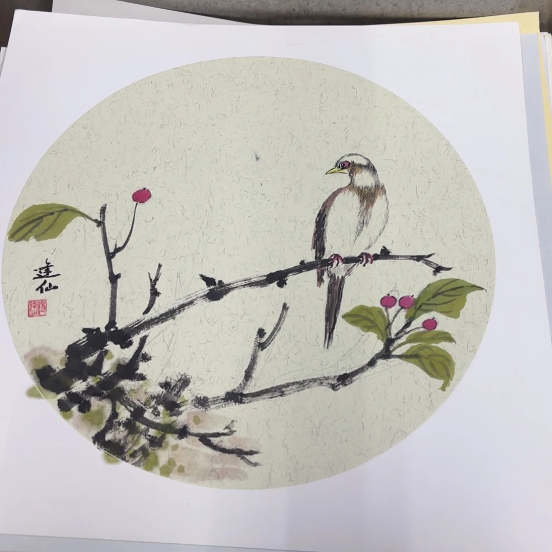 国画50-50卡纸作品艺