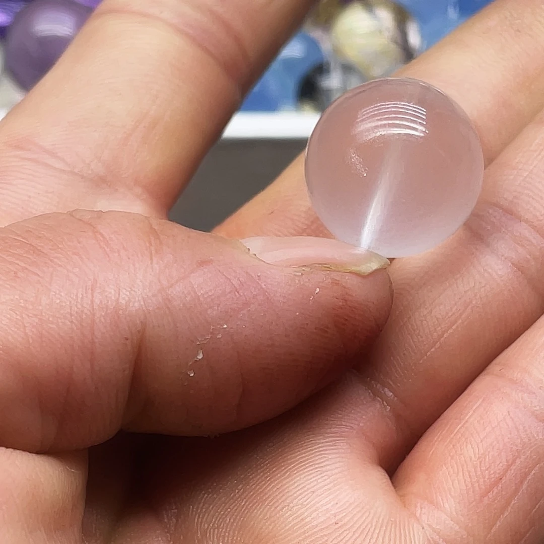 查罗石珠子合金白***。