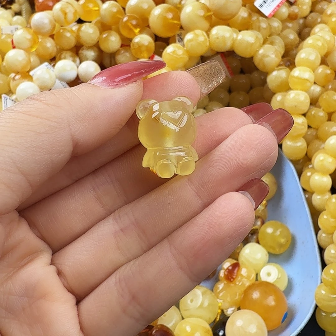 琥珀未镶嵌珠宝奇石