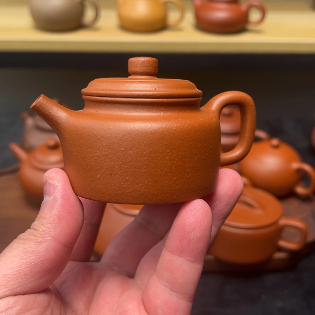 K***e茶壶紫砂爆子100朱泥德钟