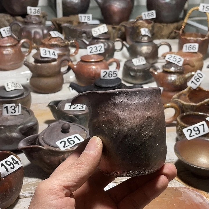纯手工柴烧茶具精品